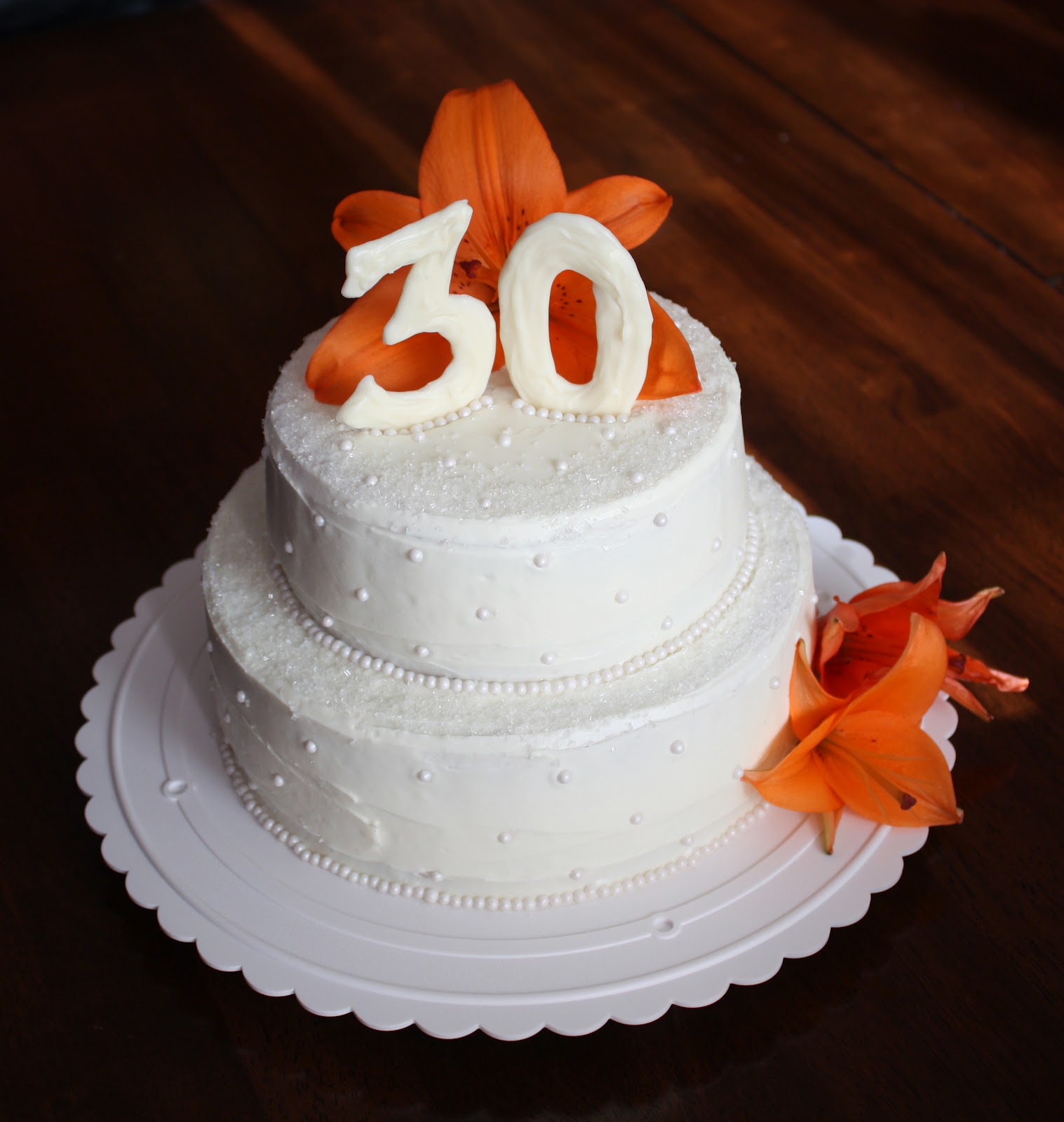 30th Year Wedding Anniversary Cake 30th Year Wedding Anniversary Cake