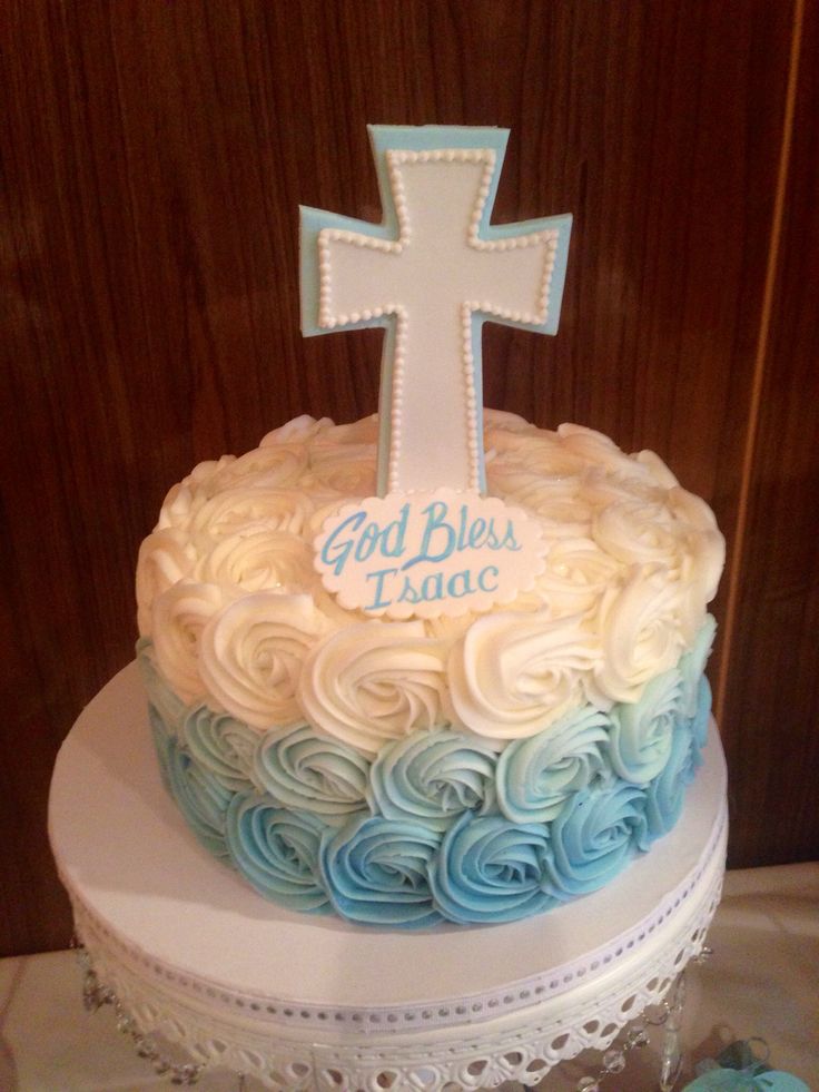 Baby Boy Baptism Cake Baby Boy Baptism Cake