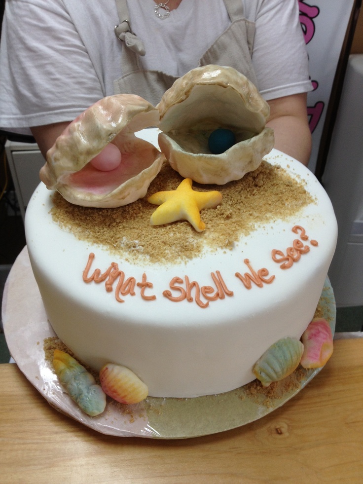 Baby Gender Reveal Party Cake Baby Gender Reveal Party Cake