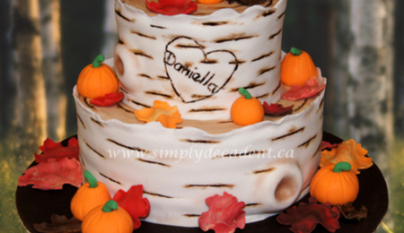 Birch Tree Birthday Cake Birch Tree Birthday Cake