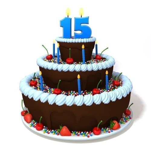 Birthday Cake 3D Model Birthday Cake 3D Model