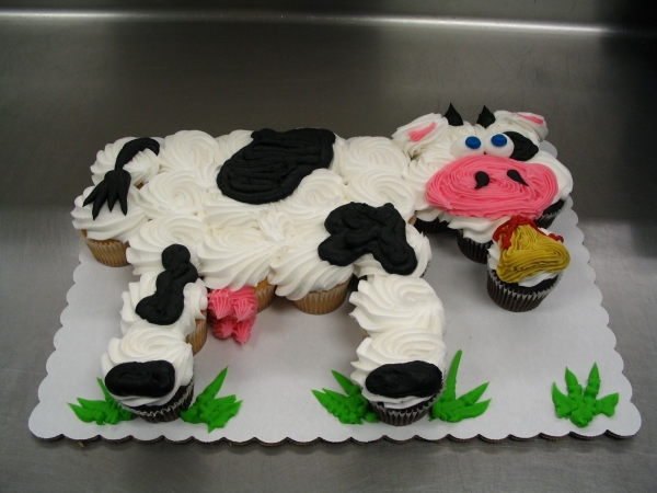 Birthday Cow Cupcake Cake Birthday Cow Cupcake Cake