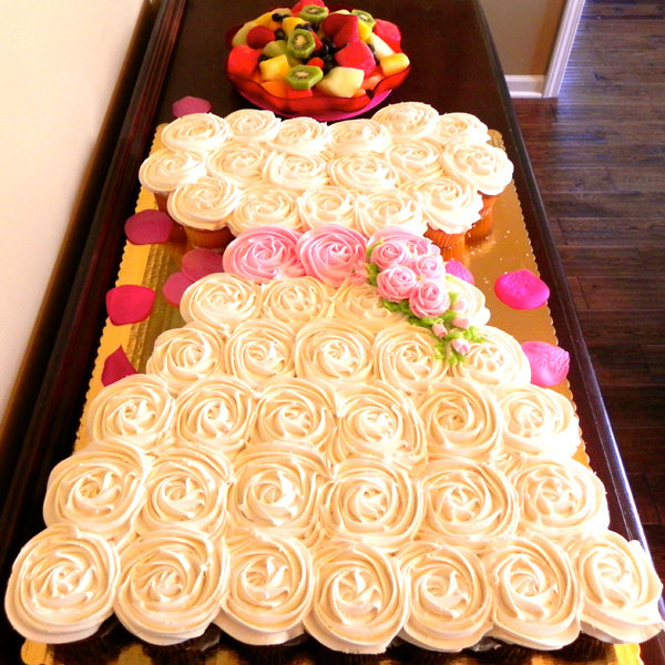 Bridal Idea Wedding Shower Cupcake Dress Bridal Idea Wedding Shower Cupcake Dress