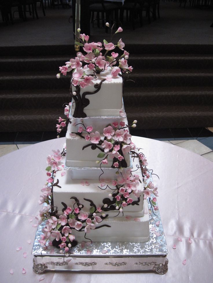 Cherry Blossom Wedding Cake Cherry Blossom Wedding Cake