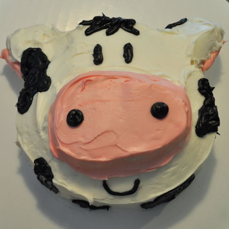 Cow Birthday Cake Cow Birthday Cake