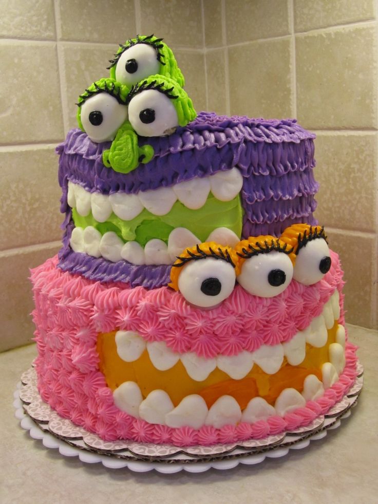 Cute Monster Cake Cute Monster Cake