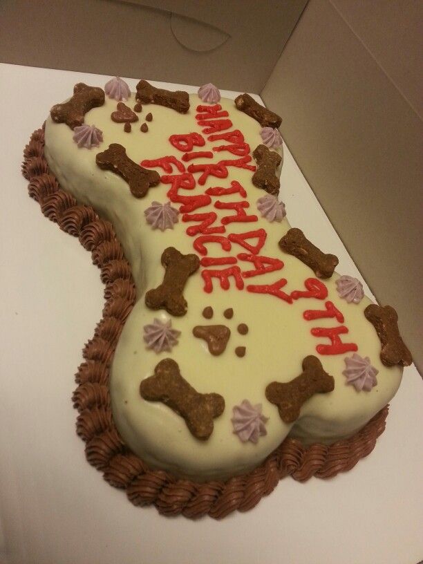 Dog Bone Shaped Birthday Cakes Dog Bone Shaped Birthday Cakes