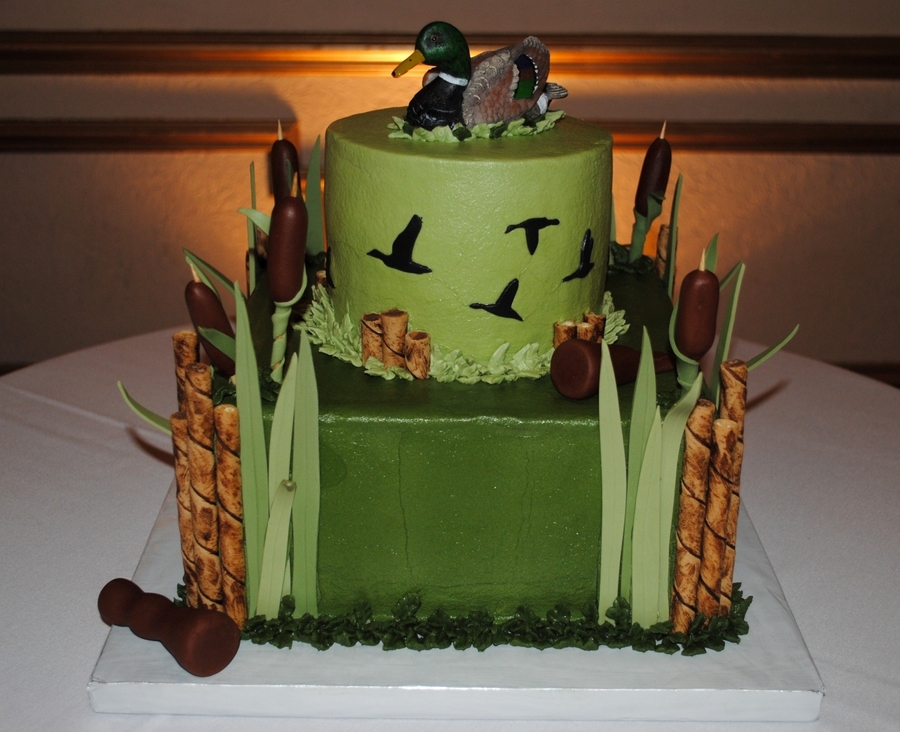 Duck Hunting Grooms Cake Duck Hunting Grooms Cake