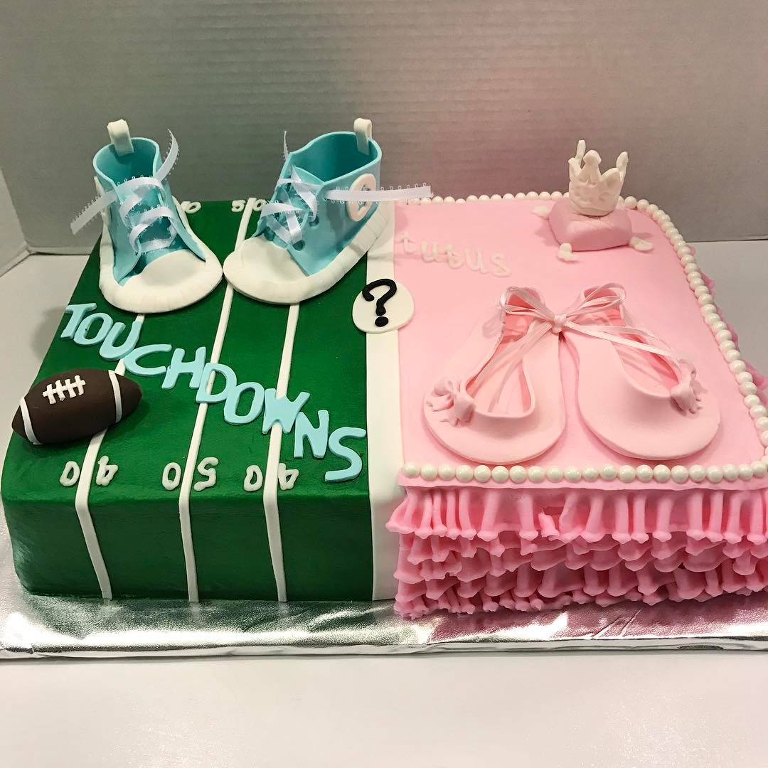 Gender Reveal Cake Gender Reveal Cake