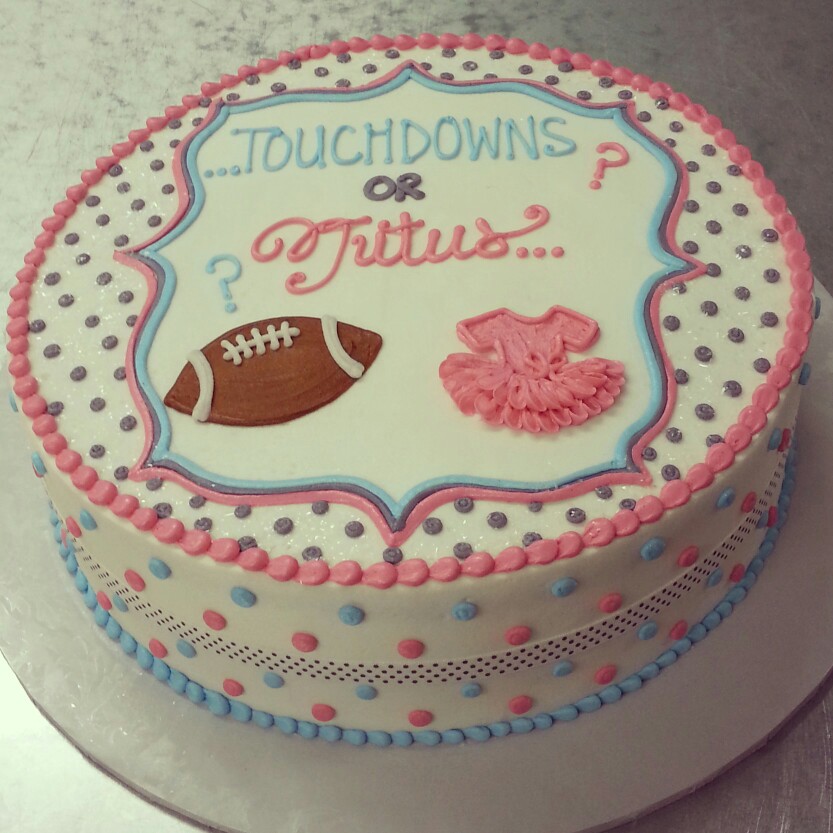 Gender Reveal Cake Gender Reveal Cake