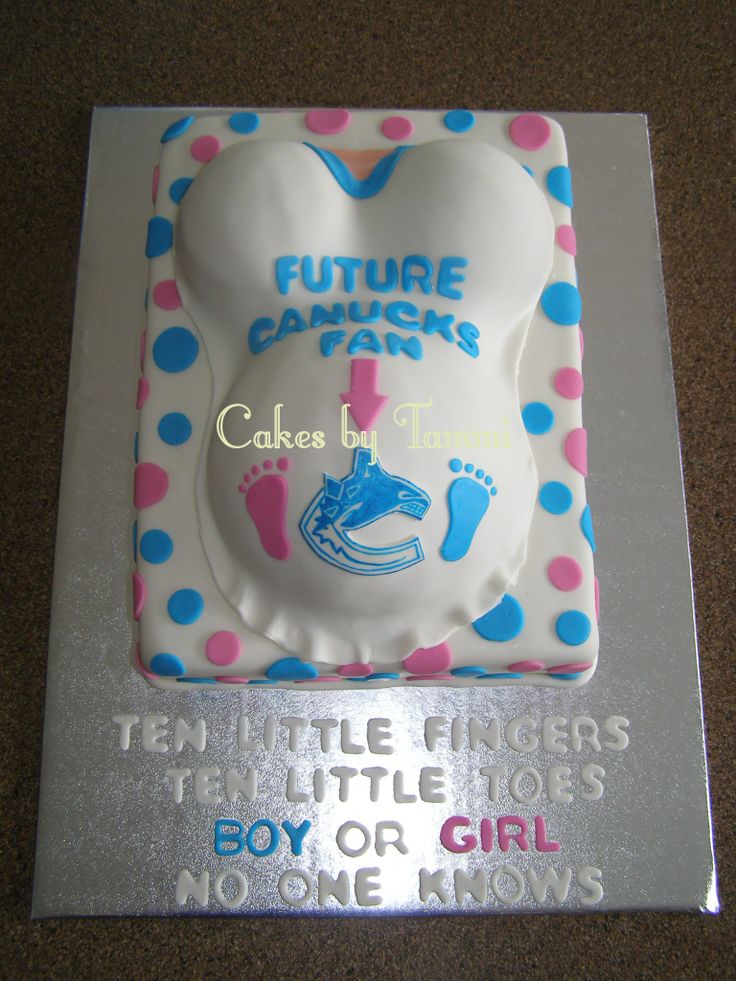 Gender Reveal Cake Gender Reveal Cake