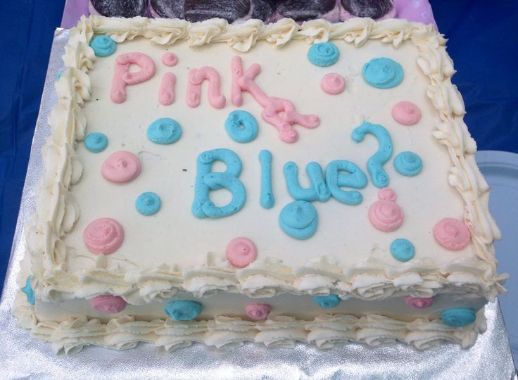 Gender Reveal Party Cakes Gender Reveal Party Cakes