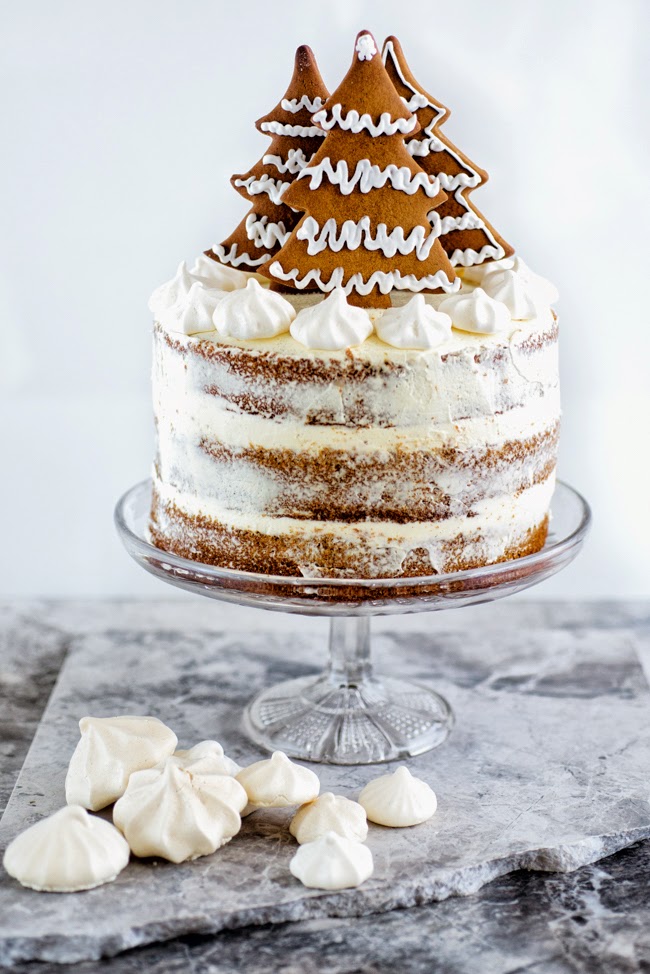 Gingerbread Cake with Cream Cheese Frosting Gingerbread Cake with Cream Cheese Frosting