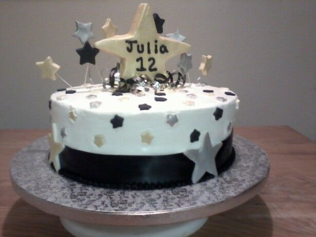 Gold and Silver Birthday Cakes Gold and Silver Birthday Cakes