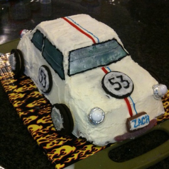 Herbie the Love Bug Birthday Cake Herbie the Love Bug Birthday Cake