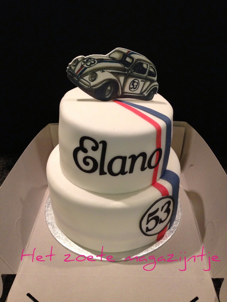 Herbie the Love Bug Birthday Cake Herbie the Love Bug Birthday Cake
