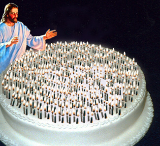 Jesus Birthday Cake with Candles Jesus Birthday Cake with Candles