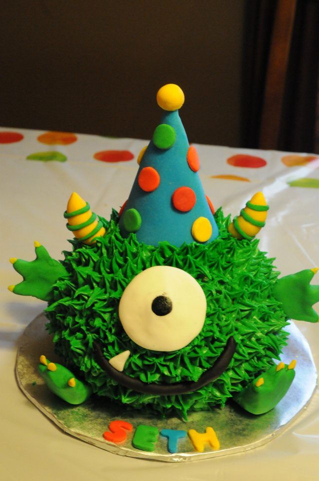Monster 1st Birthday Cakes Monster 1st Birthday Cakes