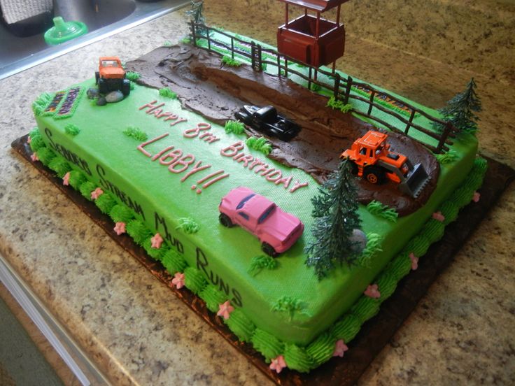 Mud Truck Birthday Cake Mud Truck Birthday Cake
