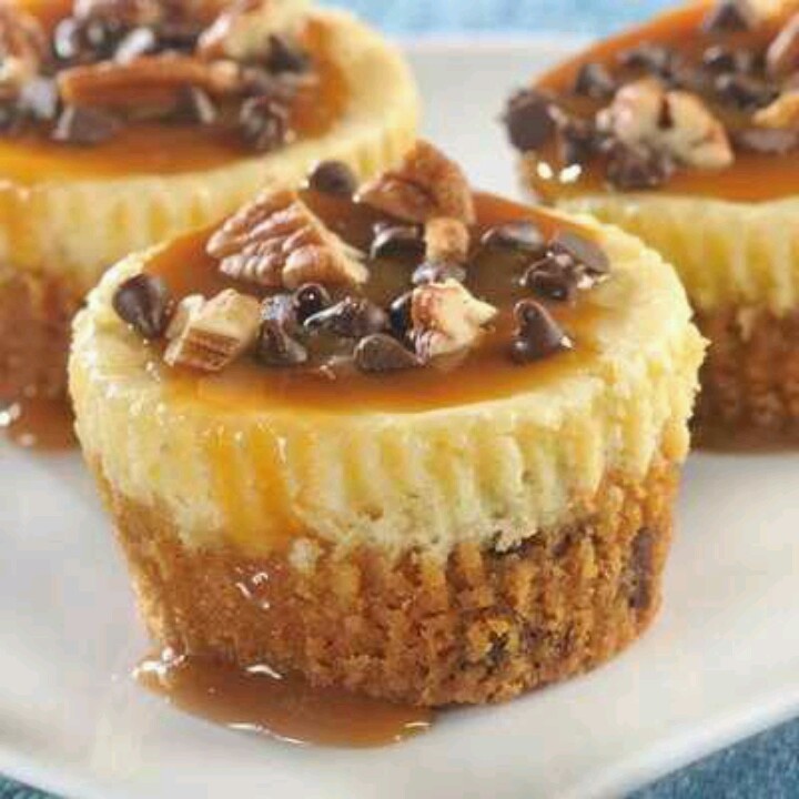7 Photos of Mini Pecan Caramel Cheesecake Cupcakes 7 Photos of Mini Pecan Caramel Cheesecake Cupcakes
