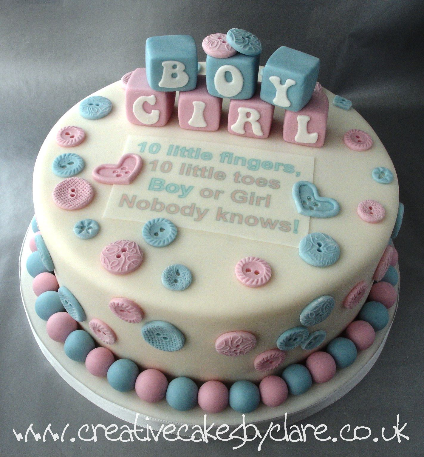 Pinterest Gender Reveal Cakes Pinterest Gender Reveal Cakes