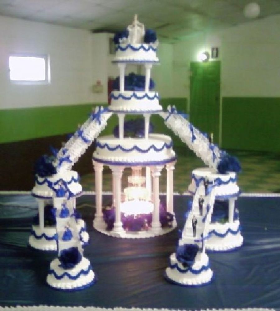 10 Royal Blue Quinceanera Cakes Photo Royal Blue Quinceanera
