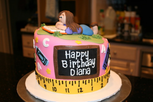 School Teacher Birthday Cake School Teacher Birthday Cake