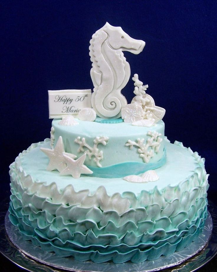 Seahorse Birthday Cake Ideas Seahorse Birthday Cake Ideas