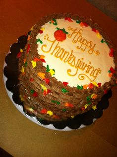 Thanksgiving Basketweave Cake Thanksgiving Basketweave Cake