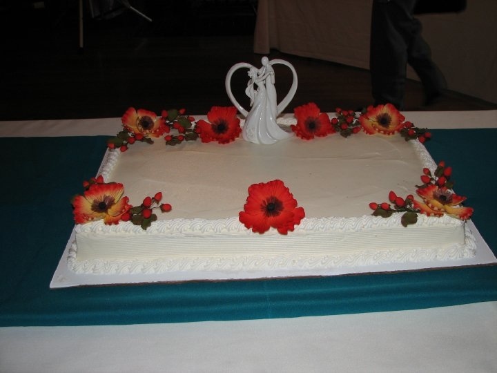 10 Simple Wedding Sheet Cakes Photo Ideas Wedding Sheet Cake Designs