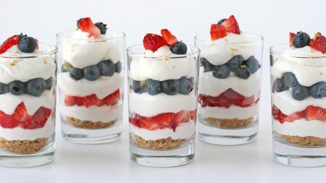 4th of July Cheesecake Trifles 4th of July Cheesecake Trifles