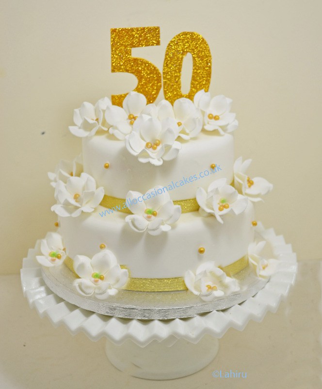 50th Wedding Anniversary Cake 50th Wedding Anniversary Cake