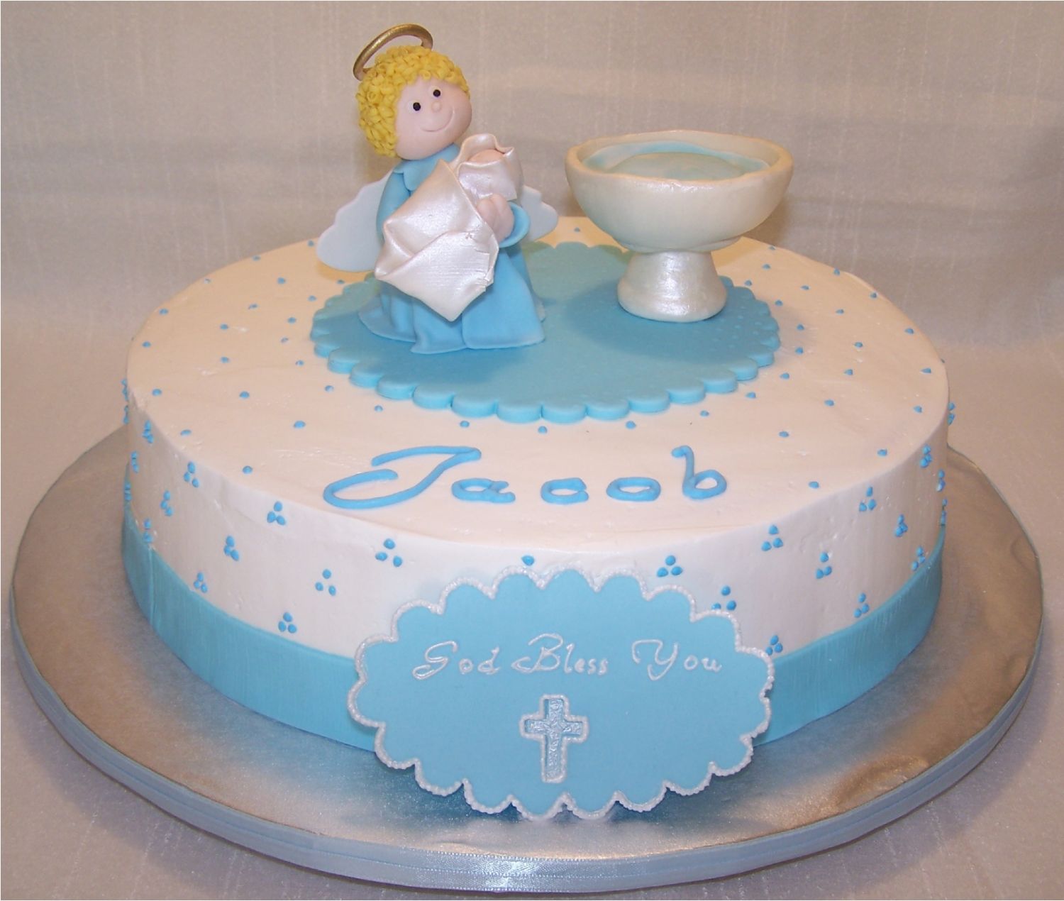 Baby Boy Baptism Cake Baby Boy Baptism Cake