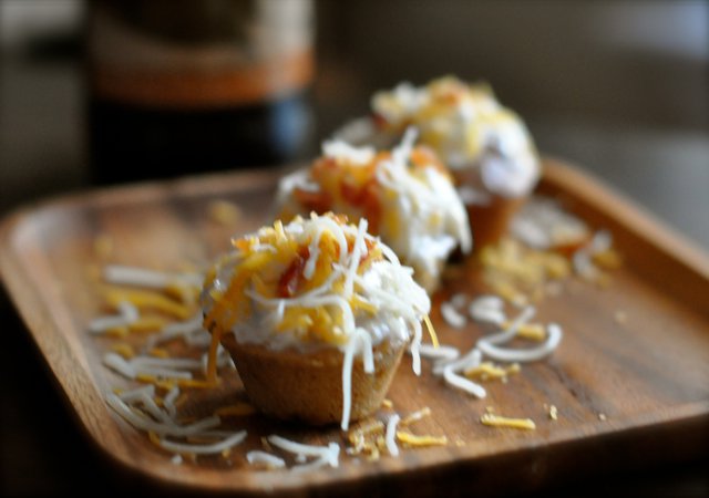 Beer Bacon Cheese Cupcake Beer Bacon Cheese Cupcake