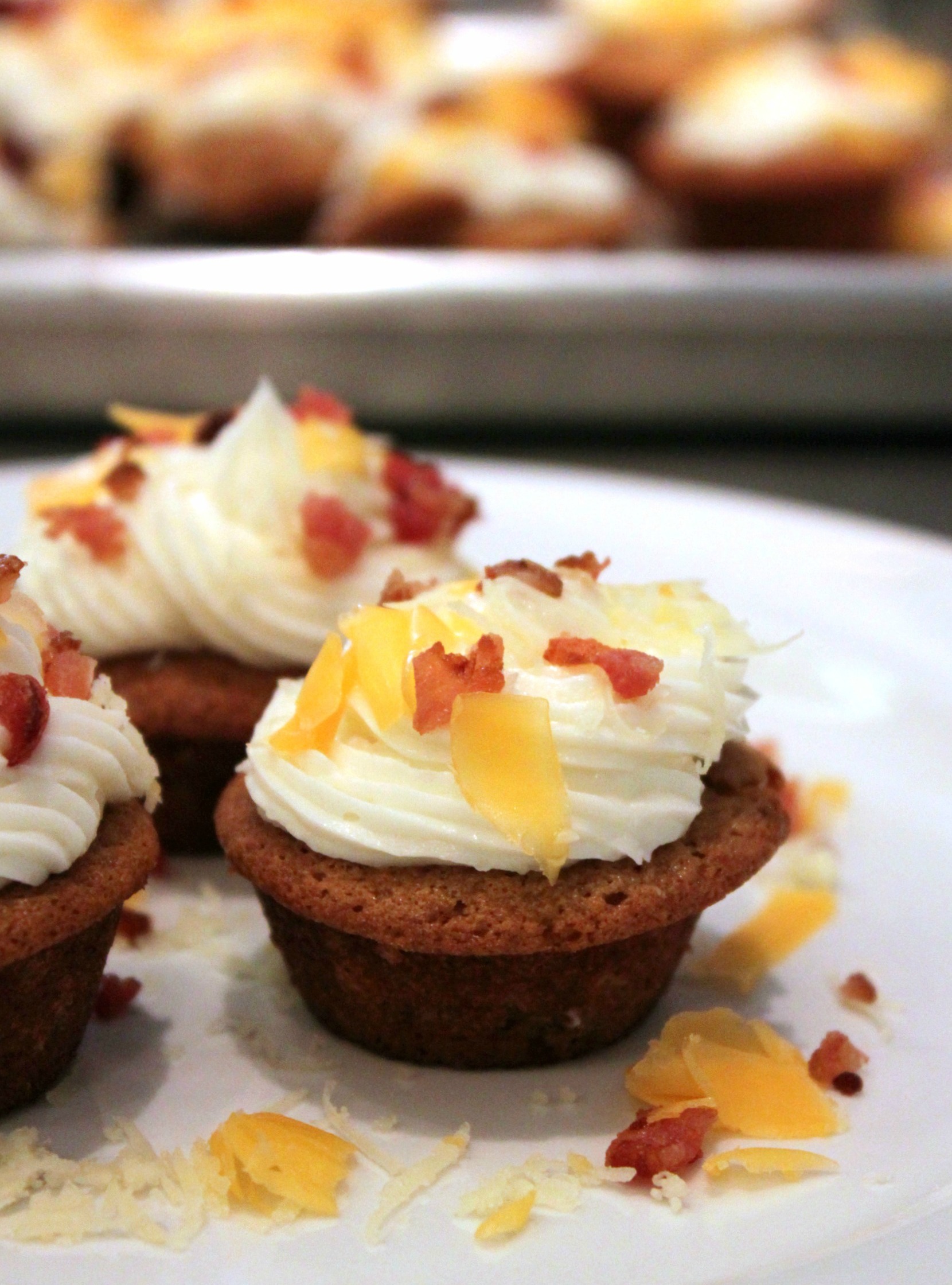 Beer Cheese and Bacon Cupcakes Beer Cheese and Bacon Cupcakes