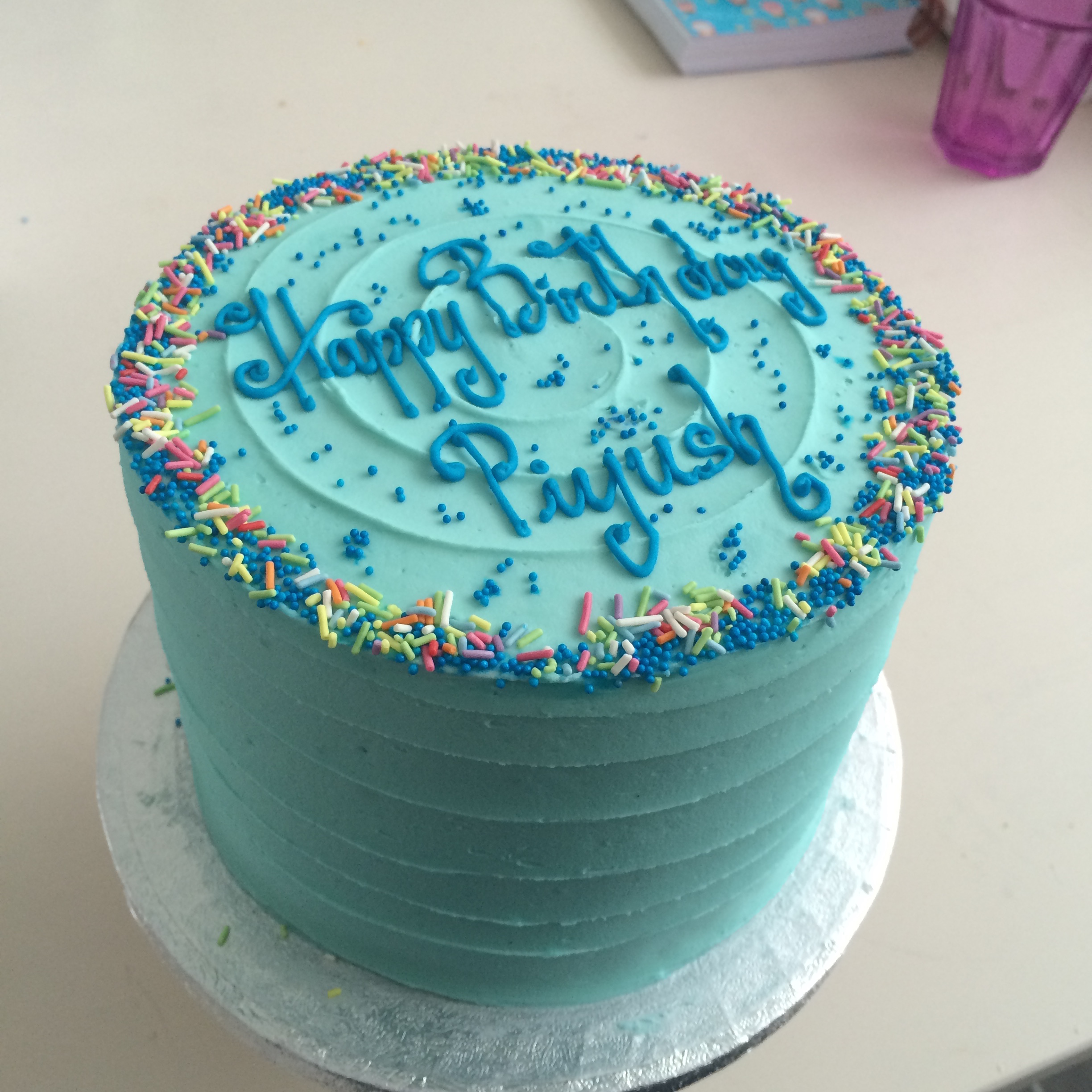 Boys Birthday Cupcake Cake