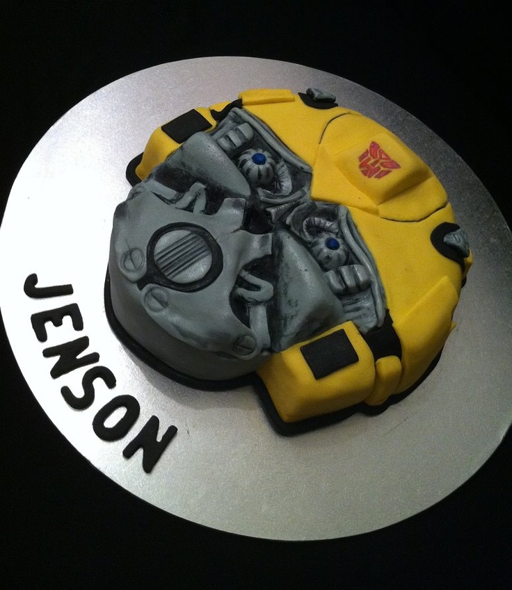 Bumblebee Transformer Birthday Cake Ideas