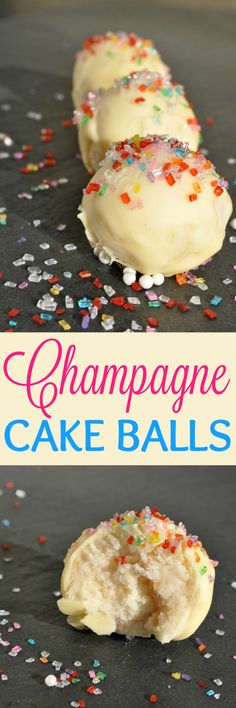 Champagne Cake Balls Champagne Cake Balls