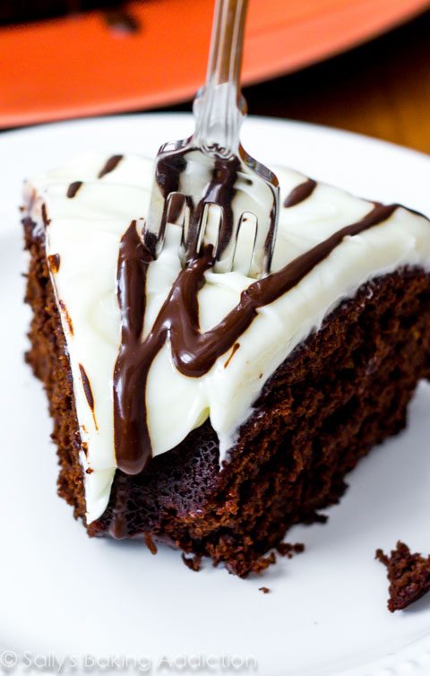 Chocolate Bundt Cake with Cream Cheese Frosting