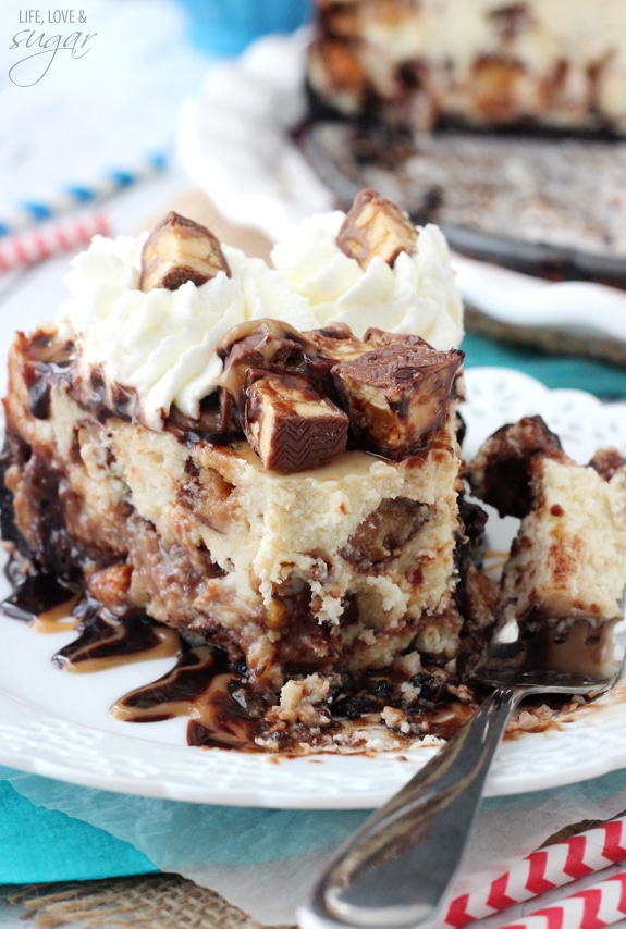 Chocolate Snickers Cheesecake Chocolate Snickers Cheesecake