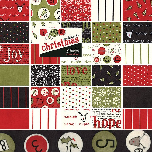 6 Photos of Christmas Spirit Moda Layer Cakes 6 Photos of Christmas Spirit Moda Layer Cakes