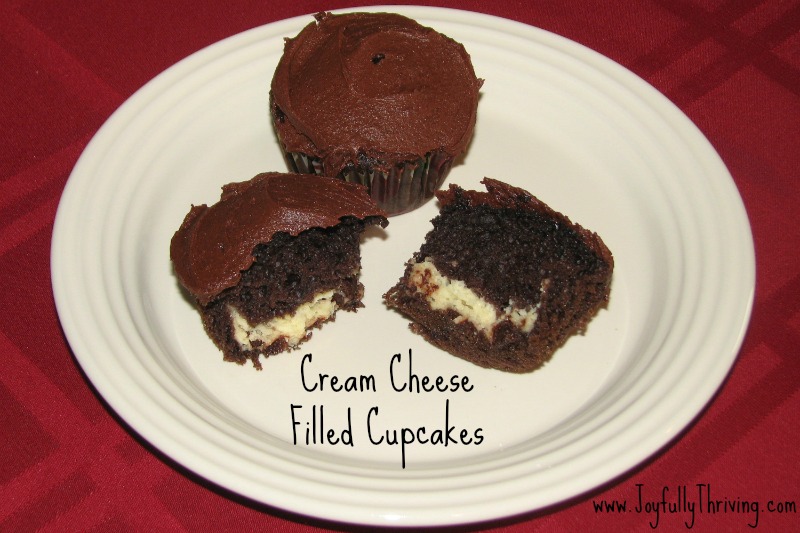 Cream Cheese Filled Cupcakes Cream Cheese Filled Cupcakes