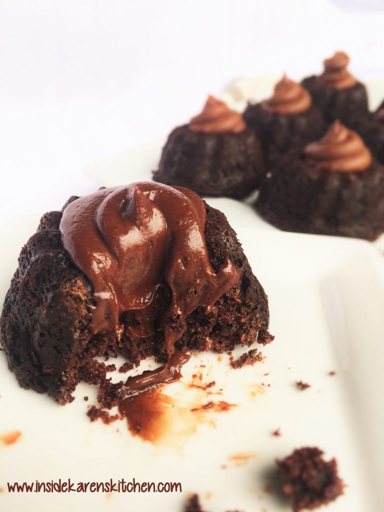 Double Chocolate Mini Bundt Cakes