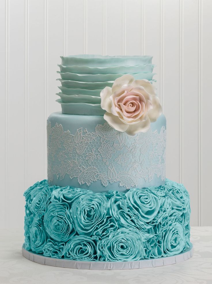 Fondant Ruffle Cake Fondant Ruffle Cake