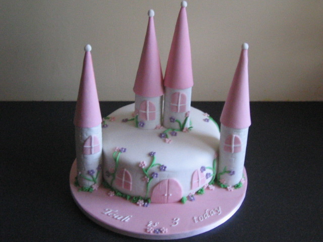 Girls Princess Castle Cake Girls Princess Castle Cake