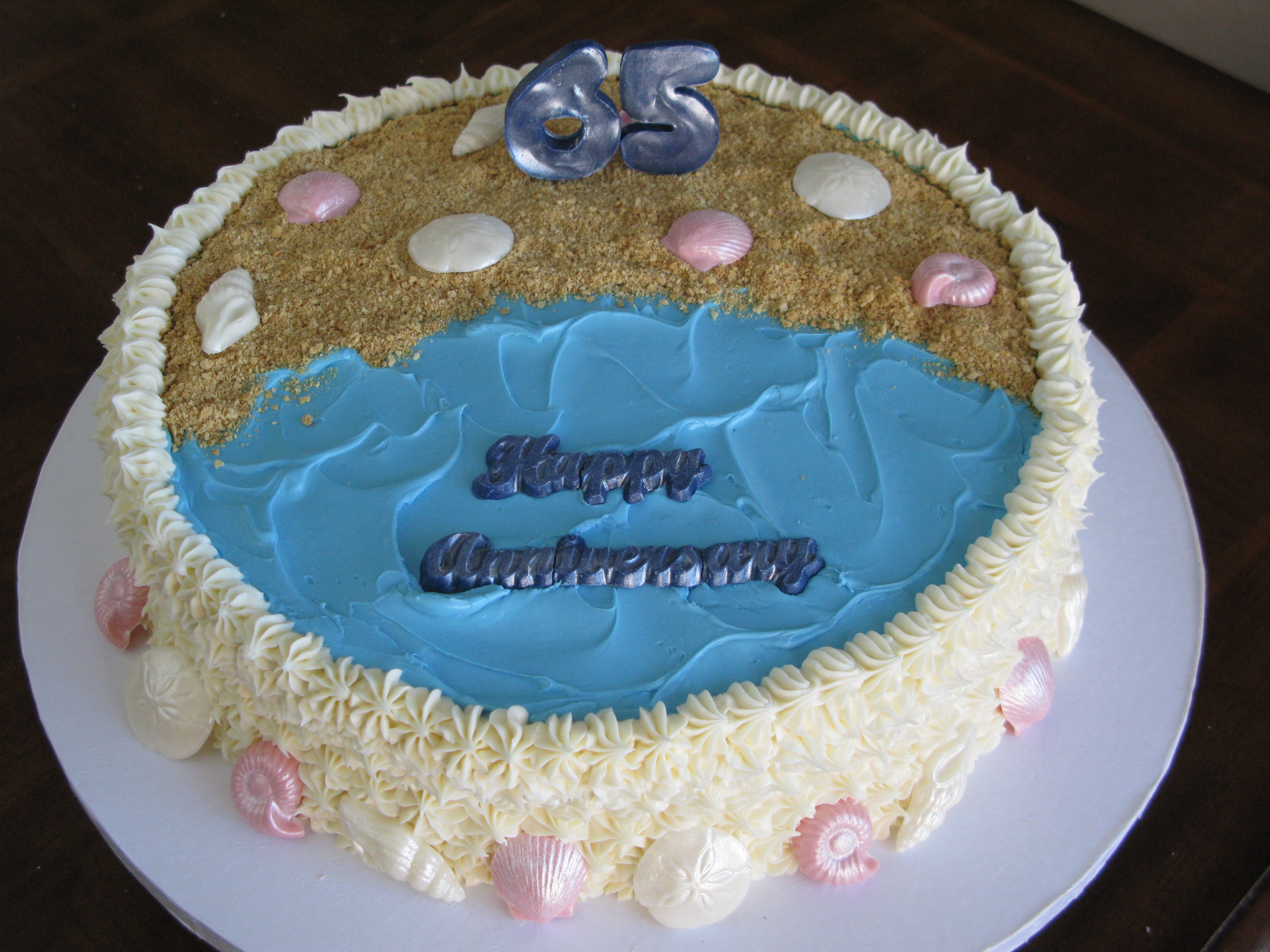 7 Photos of Beach Anniversary Cakes 7 Photos of Beach Anniversary Cakes