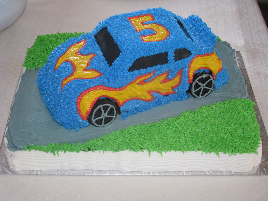 Hot Wheels Car Birthday Cake Hot Wheels Car Birthday Cake