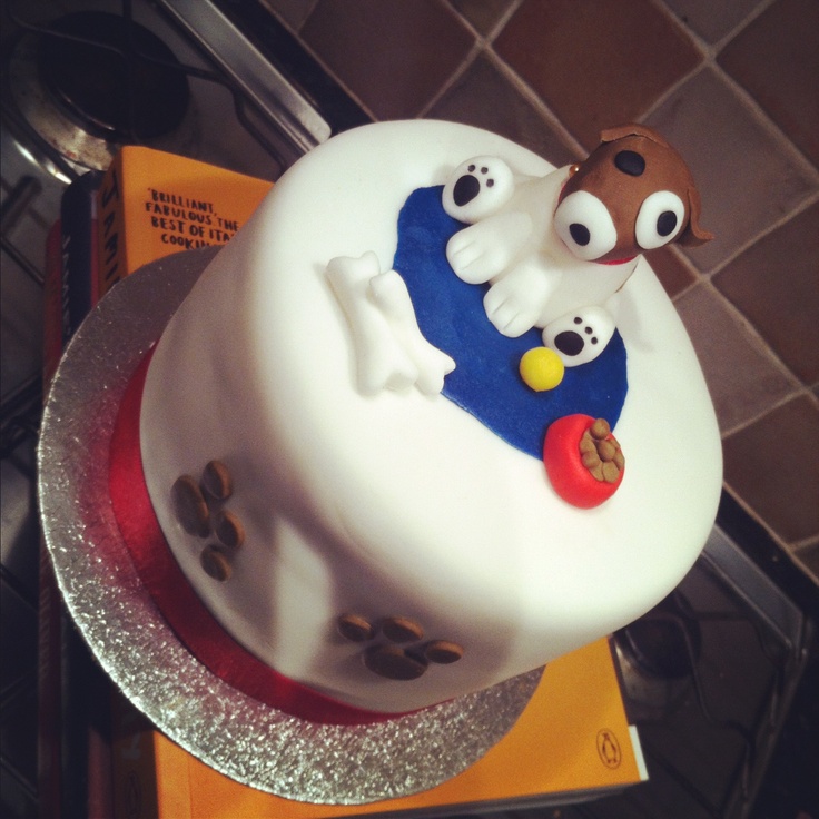 Jack Russell Birthday Cake