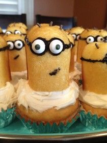 Minion Cupcakes Despicable Me Minion Cupcakes Despicable Me