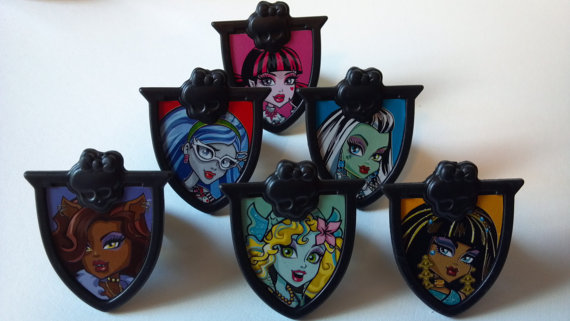 Monster High Cupcake Ring Toppers Monster High Cupcake Ring Toppers